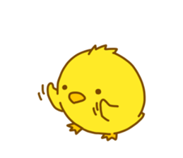 "hiyomaru"~Goofy with Clunker chick~Eng. sticker #7808254