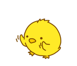 "hiyomaru"~Goofy with Clunker chick~Eng. sticker #7808254