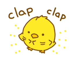 "hiyomaru"~Goofy with Clunker chick~Eng. sticker #7808258