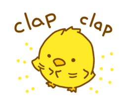 "hiyomaru"~Goofy with Clunker chick~Eng. sticker #7808258