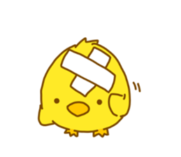 "hiyomaru"~Goofy with Clunker chick~Eng. sticker #7808262