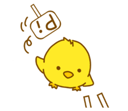 "hiyomaru"~Goofy with Clunker chick~Eng. sticker #7808263