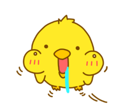 "hiyomaru"~Goofy with Clunker chick~Eng. sticker #7808264