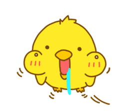 "hiyomaru"~Goofy with Clunker chick~Eng. sticker #7808264