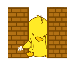 "hiyomaru"~Goofy with Clunker chick~Eng. sticker #7808265