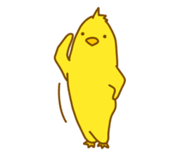 "hiyomaru"~Goofy with Clunker chick~Eng. sticker #7808266