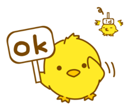 "hiyomaru"~Goofy with Clunker chick~Eng. sticker #7808267
