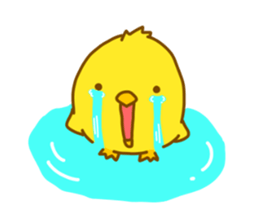 "hiyomaru"~Goofy with Clunker chick~Eng. sticker #7808269