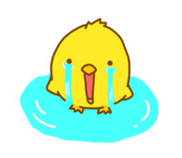 "hiyomaru"~Goofy with Clunker chick~Eng. sticker #7808269