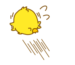 "hiyomaru"~Goofy with Clunker chick~Eng. sticker #7808272