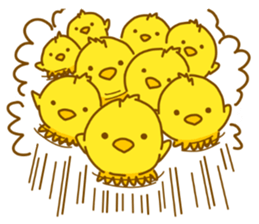 "hiyomaru"~Goofy with Clunker chick~Eng. sticker #7808273