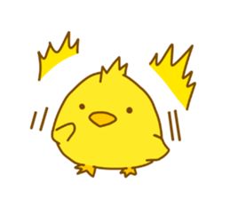 "hiyomaru"~Goofy with Clunker chick~Eng. sticker #7808274