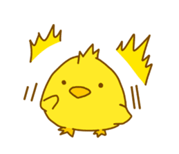 "hiyomaru"~Goofy with Clunker chick~Eng. sticker #7808274