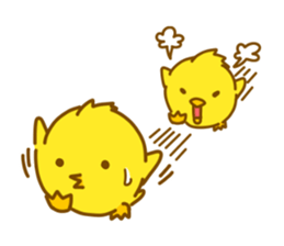 "hiyomaru"~Goofy with Clunker chick~Eng. sticker #7808275