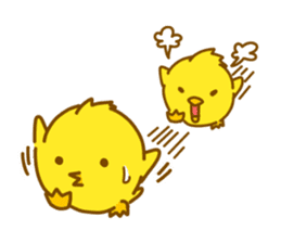 "hiyomaru"~Goofy with Clunker chick~Eng. sticker #7808275