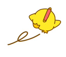 "hiyomaru"~Goofy with Clunker chick~Eng. sticker #7808277