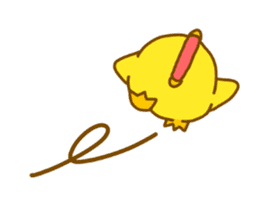 "hiyomaru"~Goofy with Clunker chick~Eng. sticker #7808277