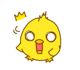 "hiyomaru"~Goofy with Clunker chick~Eng. sticker #7808278