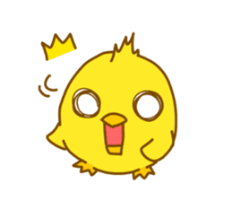 "hiyomaru"~Goofy with Clunker chick~Eng. sticker #7808278