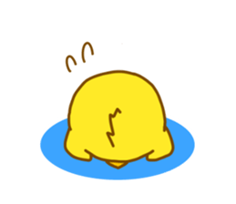 "hiyomaru"~Goofy with Clunker chick~Eng. sticker #7808279