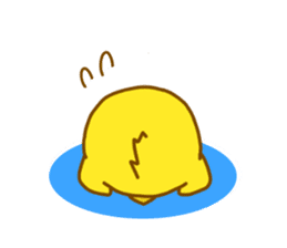 "hiyomaru"~Goofy with Clunker chick~Eng. sticker #7808279