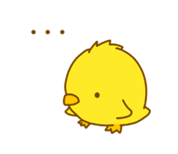 "hiyomaru"~Goofy with Clunker chick~Eng. sticker #7808280