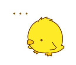 "hiyomaru"~Goofy with Clunker chick~Eng. sticker #7808280