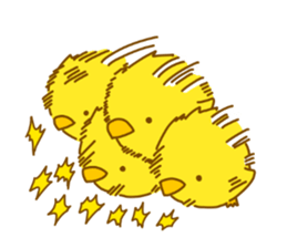 "hiyomaru"~Goofy with Clunker chick~Eng. sticker #7808281