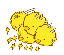 "hiyomaru"~Goofy with Clunker chick~Eng. sticker #7808281