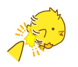 "hiyomaru"~Goofy with Clunker chick~Eng. sticker #7808286