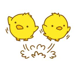 "hiyomaru"~Goofy with Clunker chick~Eng. sticker #7808288