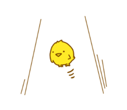 "hiyomaru"~Goofy with Clunker chick~Eng. sticker #7808289