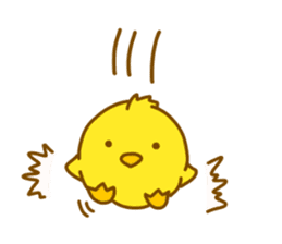 "hiyomaru"~Goofy with Clunker chick~Eng. sticker #7808290