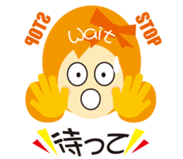 Sarika & Japanese & English sticker #7808327