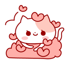 The cat which is good at dependence sticker #7808571