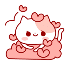 The cat which is good at dependence sticker #7808571