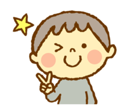 Lovable children sticker #7809310