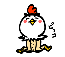 Chicken's skin 2 sticker #7809698