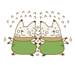 YAMAGUCHI-BEN white fox 3 sticker #7809802