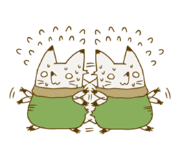 YAMAGUCHI-BEN white fox 3 sticker #7809802