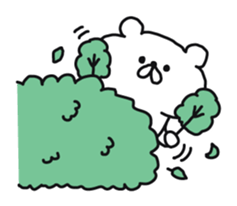 Bear moderate action sticker #7809853