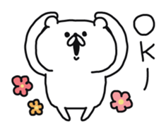 Bear moderate action sticker #7809856