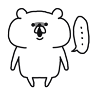 Bear moderate action sticker #7809866