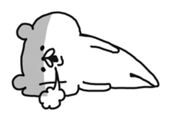 Bear moderate action sticker #7809867