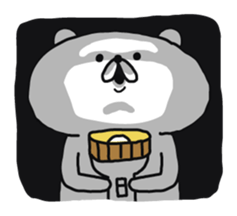 Bear moderate action sticker #7809868