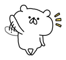 Bear moderate action sticker #7809874