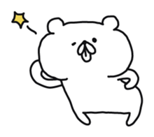 Bear moderate action sticker #7809887