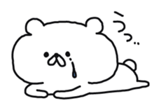 Bear moderate action sticker #7809890