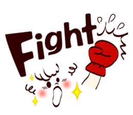 Pretty smile face sticker #7809898