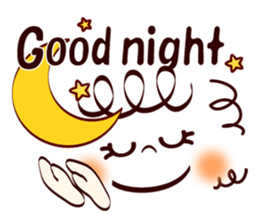 Pretty smile face sticker #7809903